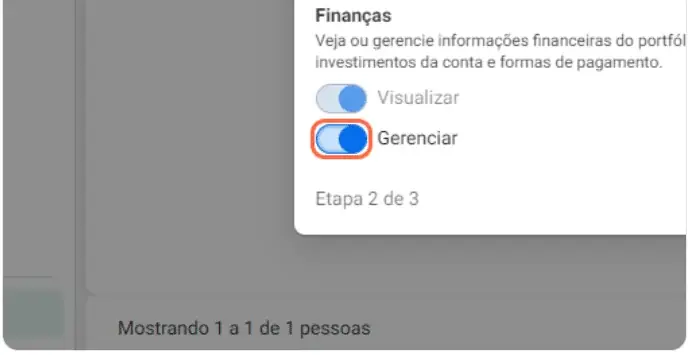 Passo 11 - imagem 2: Definir permissões