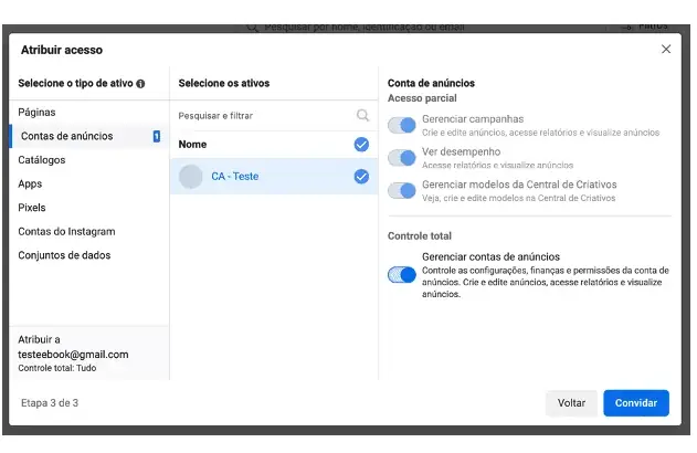 Passo 13: Páginas e Instagram